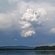 Река Витим. Скульптура из облака.